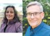 Two candidates are running for District 1 commissioner: Paula Marie Powell and Bob Svaelson. WTIP file photos