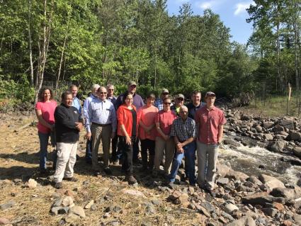 Reservation River dedication event from June 18, 2018. Photo by Jeff Cadwell