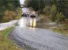 North Road in Hovland is temporary closed due to flooding and emergency culvert replacement