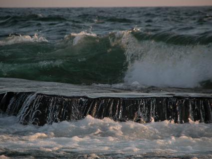 Lake Superior Surf by David Grinstead