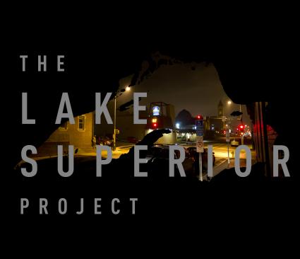 The Lake Superior Project / logo by Lauryl Loberg (Photo by Stephan Hoglund)