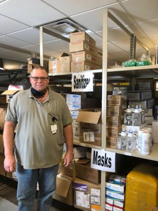 Mike Flack is the medical supplies coordinator at North Shore Health. Submitted photo