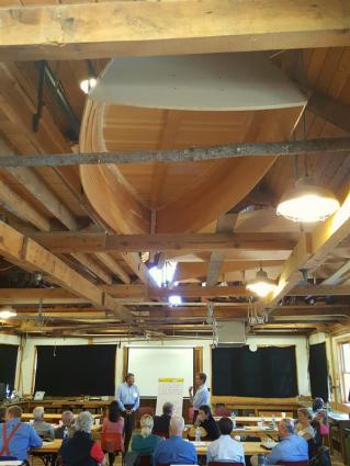 A discussion on affordable housing held at North House Sept. 19. Photo by Warren Hanson A discussion on affordable housing held at North House Sept. 19. Photo by Warren Hanson