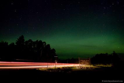 Northern Lights on the Gunflint by Bryan Hansel