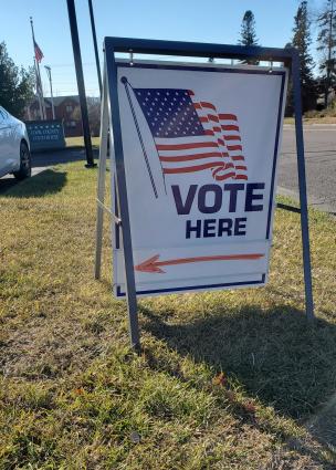 Election Day in Grand Marais 2020. Photo by Rhonda Silence