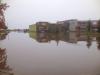 Parking lot in downtown Grand Marais on Oct. 3. Photo by Deb Benedict