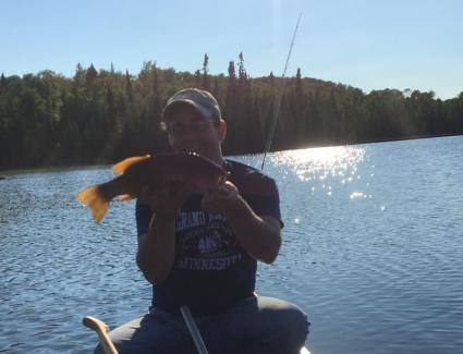 Smallmouth caught on Hungry Jack Lake. Photo by Joe Powell