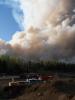 Smoke from the Ham Lake Fire up the Gunflint Trail. Photo by John Silliman