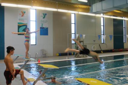 Swimmers at the YMCA prepare for state. Photo by Joe Friedrichs